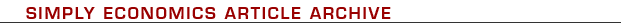 Simply Economics Article Archive